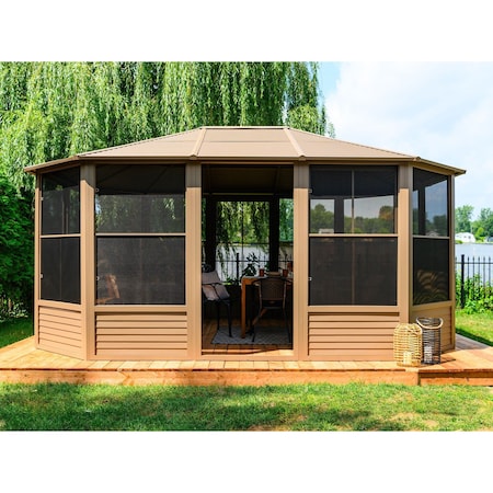 Gazebo Penguin Florence Solarium 12x15 Metal Roof 41215MR-12